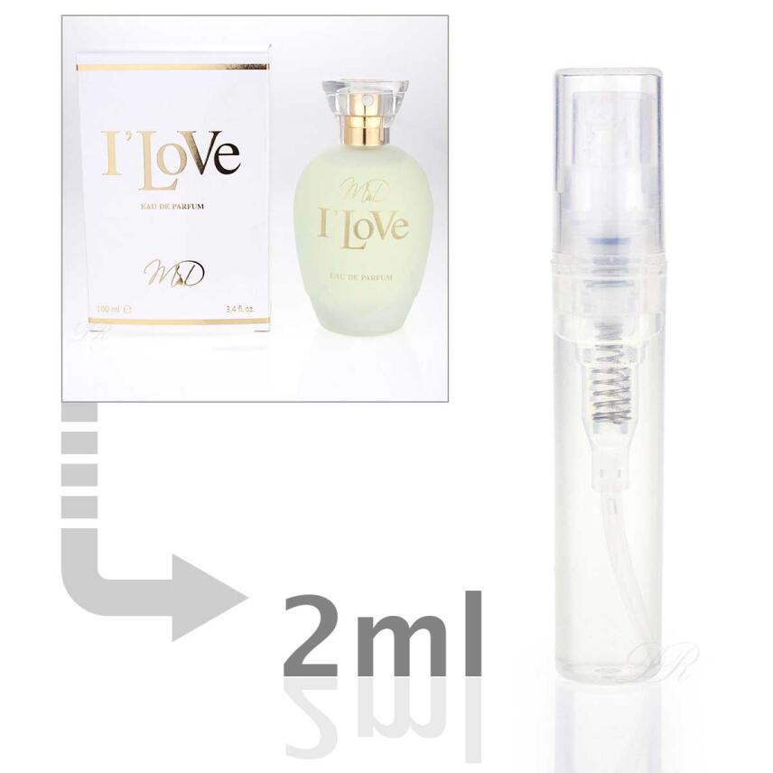 MD ILove Eau de Parfum f&uuml;r Damen 2 ml - Probe