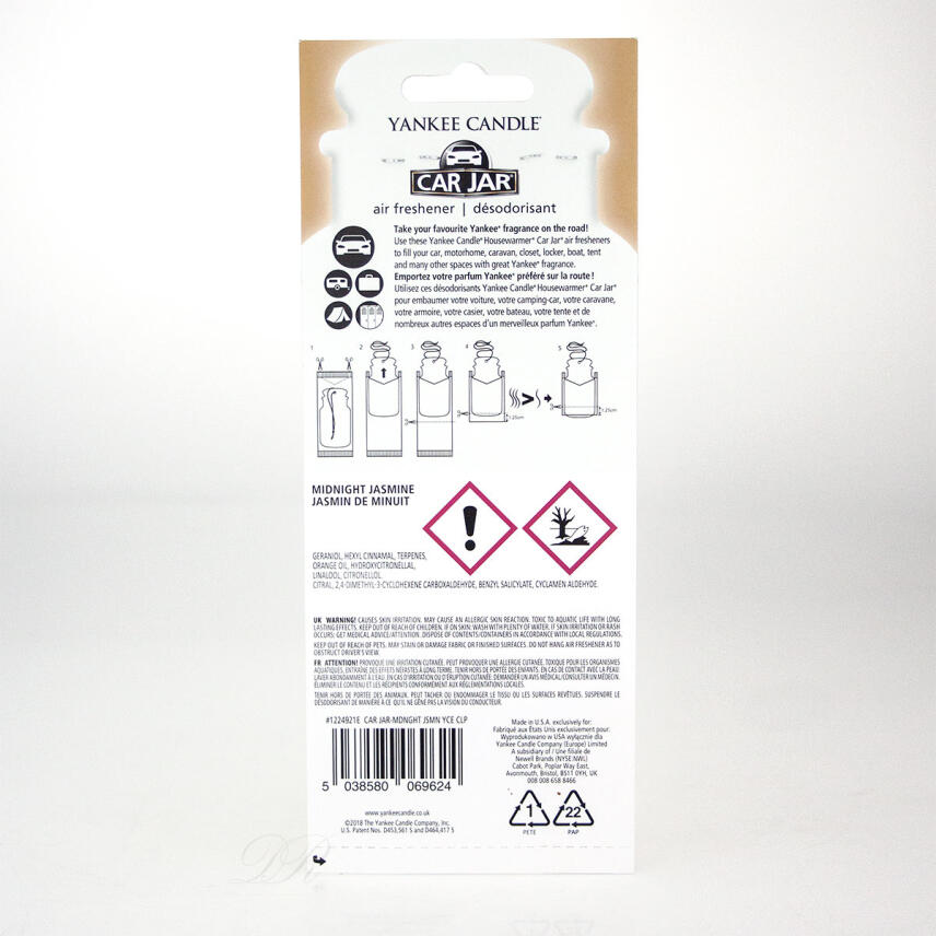 Yankee Candle Midnight Jasmine Car Jar Lufterfrischer