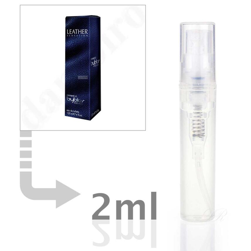 byblos Leather Sensation for men Eau de Toilette f&uuml;r Herren 2 ml - Probe