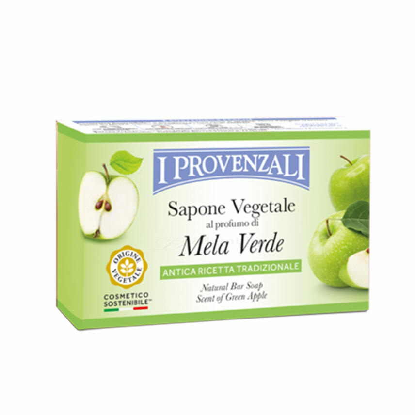 I Provenzali Seife Extra Dolce mit gr&uuml;nem Apfel 150g - 100% vegan