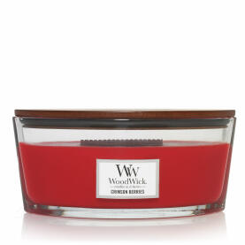 WoodWick Crimson Berries Ellipse Scented Candle 454 g /...