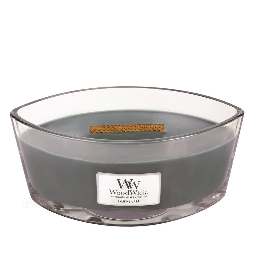 WoodWick Evening Onyx Ellipse Duftkerze 454 g