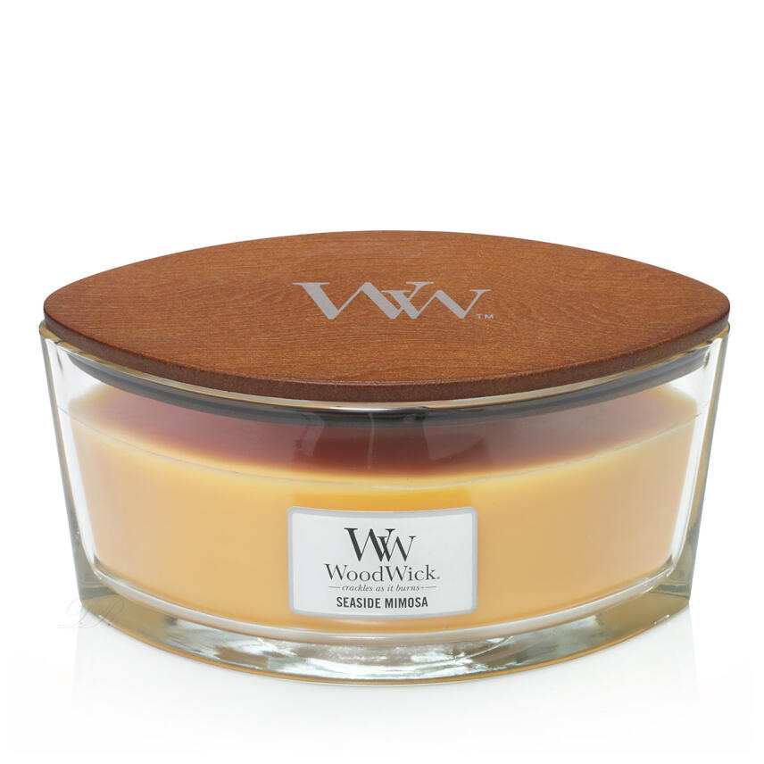 WoodWick Seaside Mimosa Ellipse Duftkerze 454 g