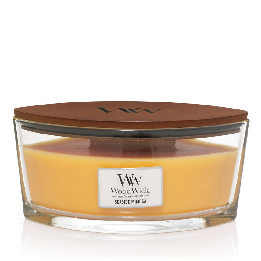 WoodWick Seaside Mimosa Ellipse Duftkerze 454 g