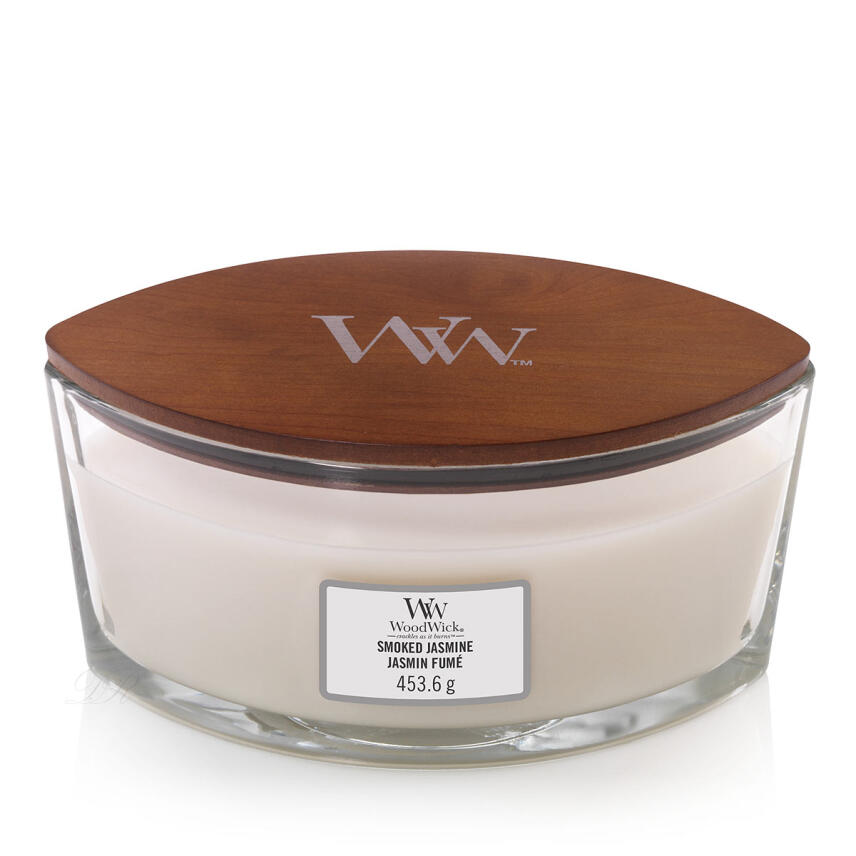 WoodWick Smoked Jasmine Ellipse Scented Candle 454 g / 16 oz.