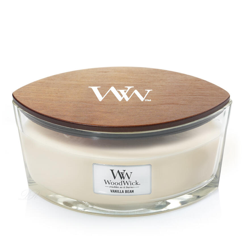 WoodWick Vanilla Bean Ellipse Duftkerze 454 g