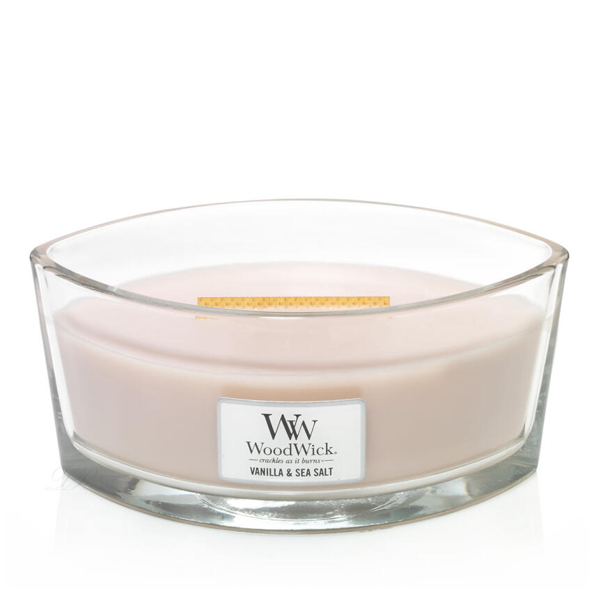 WoodWick Vanilla &amp; Sea Salt Ellipse Duftkerze 454 g
