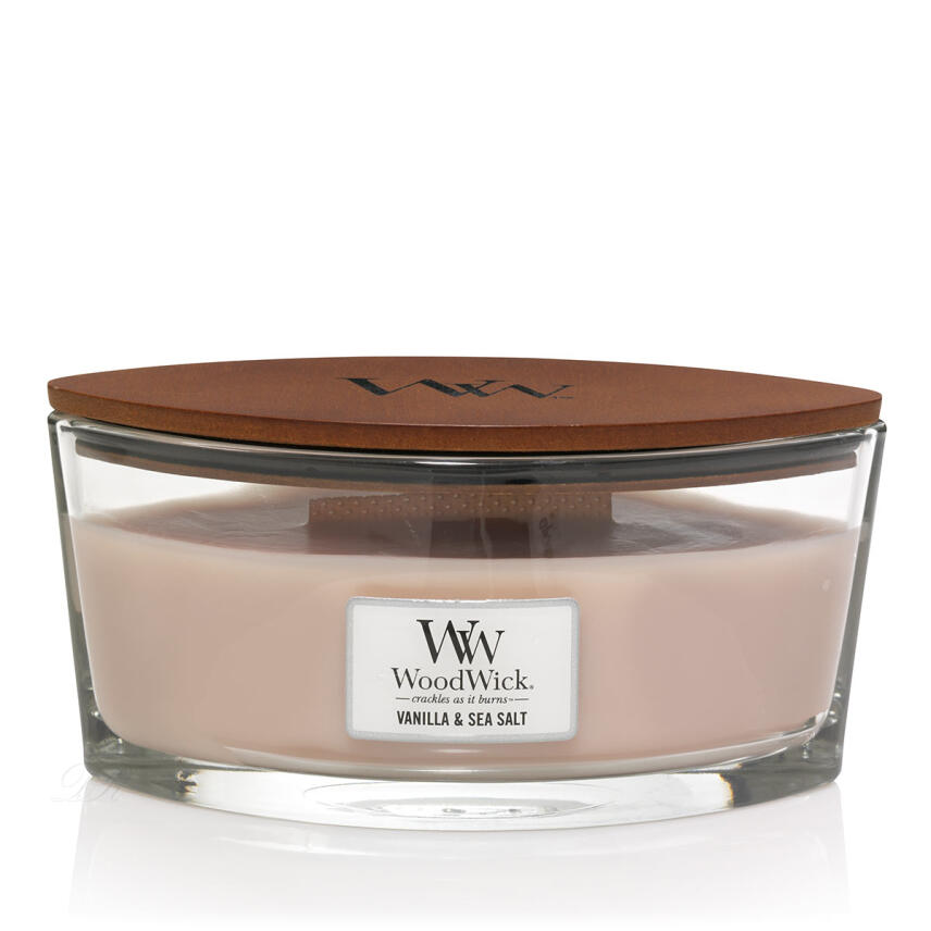WoodWick Vanilla &amp; Sea Salt Ellipse Duftkerze 454 g