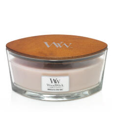WoodWick Vanilla &amp; Sea Salt Ellipse Duftkerze 454 g