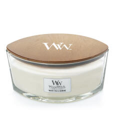 WoodWick White Tea &amp; Jasmin Ellipse Duftkerze 454 g
