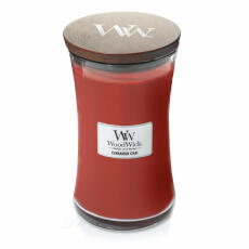 WoodWick Cinnamon Chai Gro&szlig;es Glas Duftkerze 610 g