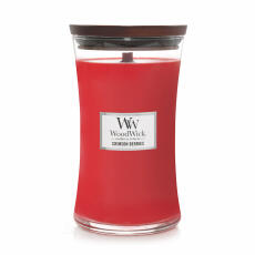 WoodWick Crimson Berries Gro&szlig;es Glas Duftkerze 610 g