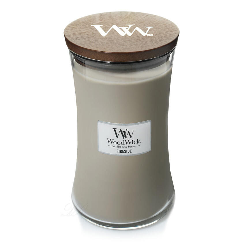 WoodWick Fireside Gro&szlig;es Glas Duftkerze 610 g