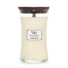 WoodWick Island Coconut Gro&szlig;es Glas Duftkerze 610 g