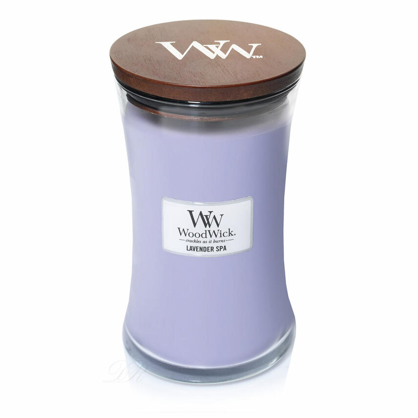 WoodWick Lavender Spa Gro&szlig;es Glas Duftkerze 610 g