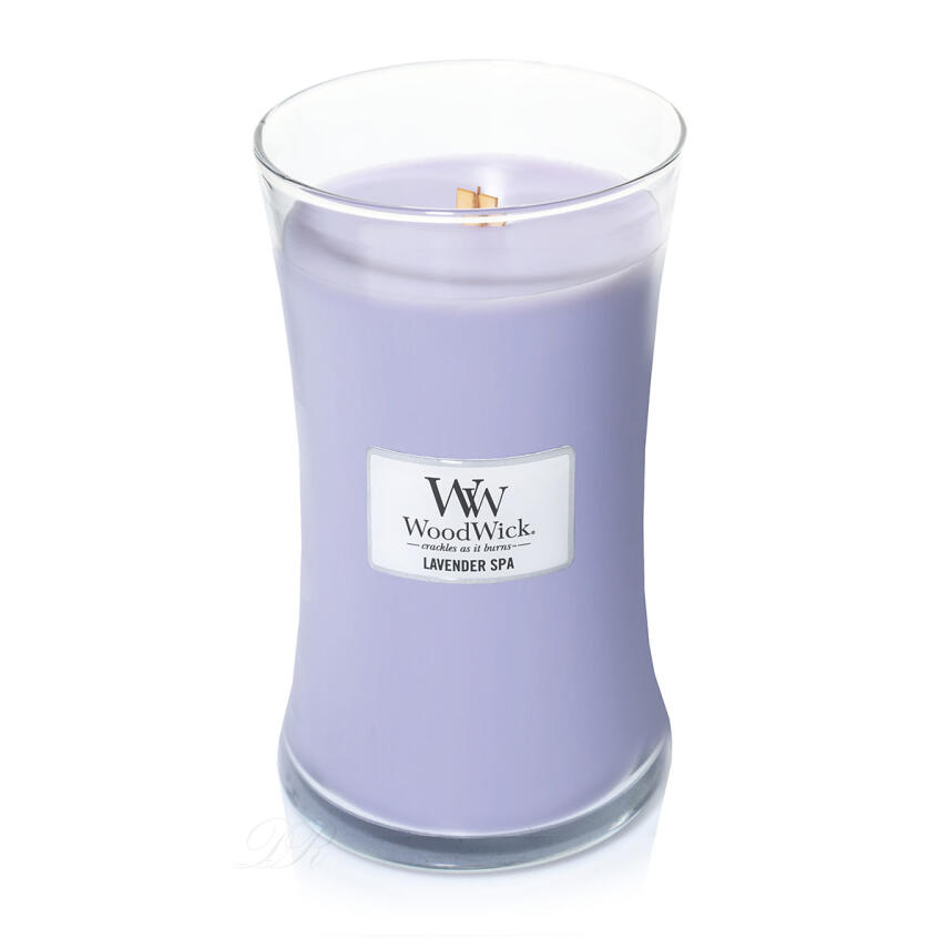 WoodWick Lavender Spa Gro&szlig;es Glas Duftkerze 610 g