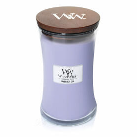 WoodWick Lavender Spa Großes Glas Duftkerze 610 g