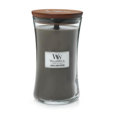 WoodWick Sand &amp; Driftwood Gro&szlig;es Glas Duftkerze...