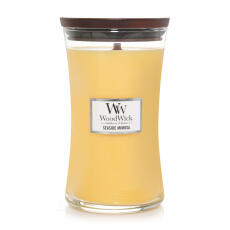 WoodWick Seaside Mimosa Gro&szlig;es Glas Duftkerze 610 g