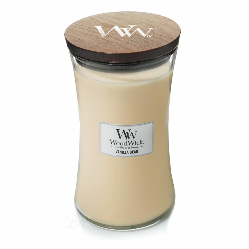 WoodWick Vanilla Bean Gro&szlig;es Glas Duftkerze 610 g