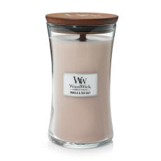 WoodWick Vanilla &amp; Sea Salt Gro&szlig;es Glas Duftkerze 610 g
