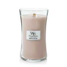 WoodWick Vanilla &amp; Sea Salt Gro&szlig;es Glas Duftkerze 610 g