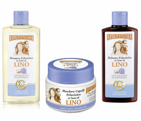 I Provenzali hair care set with linseed oil