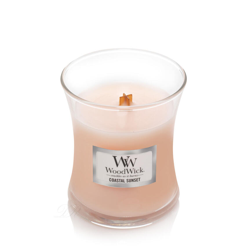 WoodWick Coastal Sunset Kleines Glas Duftkerze 85 g