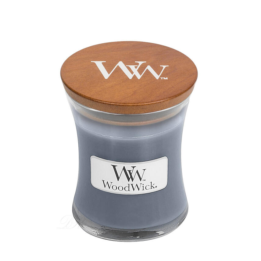 WoodWick Evening Onyx Kleines Glas Duftkerze 85 g