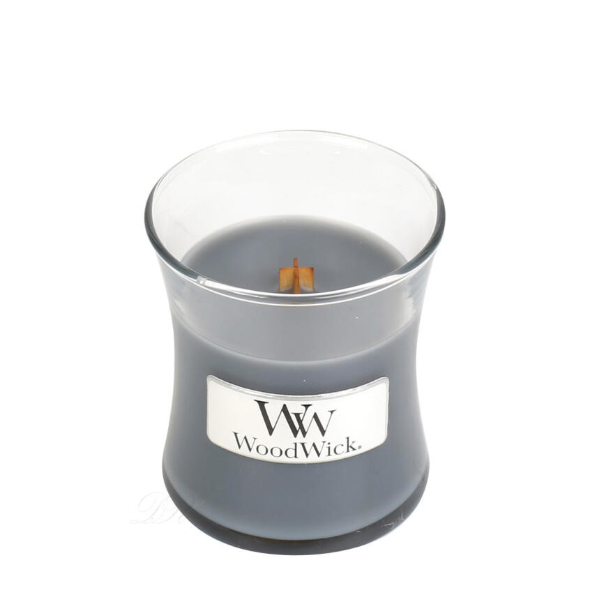 WoodWick Evening Onyx Kleines Glas Duftkerze 85 g