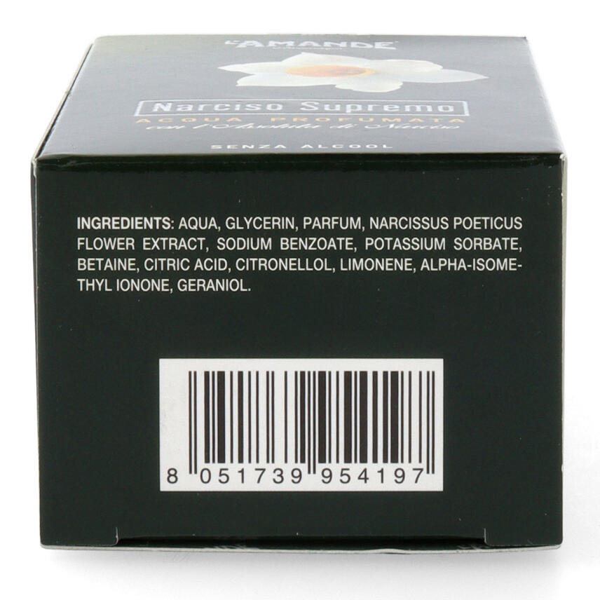 LAmande Narciso Supremo K&ouml;rperwasser ohne Alkohol 100 ml
