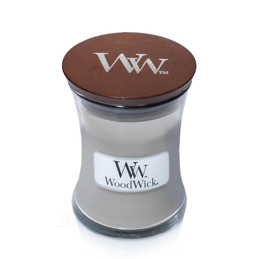 WoodWick Fireside Kleines Glas Duftkerze 85 g