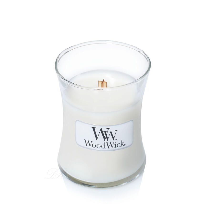 WoodWick Island Coconut Kleines Glas Duftkerze 85 g