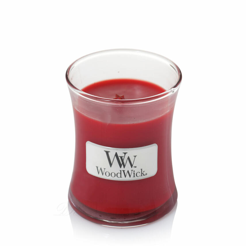 WoodWick Pomegranate Kleines Glas Duftkerze 85 g