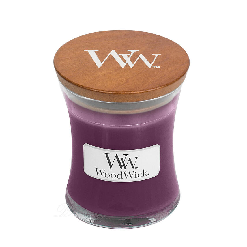 WoodWick Spiced Blackberry Kleines Glas Duftkerze 85 g