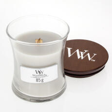 WoodWick Warm Wool Kleines Glas Duftkerze 85 g