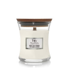 WoodWick White Tea &amp; Jasmine Kleines Glas Duftkerze 85 g