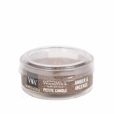 WoodWick Amber and Incense Petit Scented Candle 31 g /...