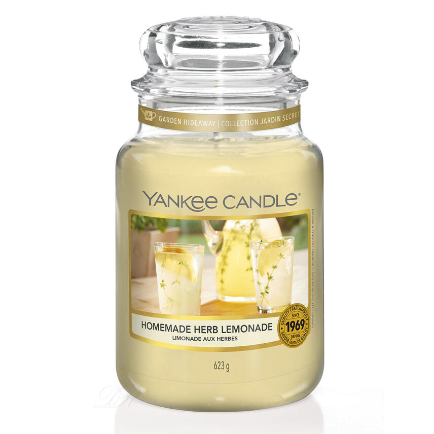 Yankee Candle Homemade Herb Lemonade Duftkerze Gro&szlig;es Glas 623 g