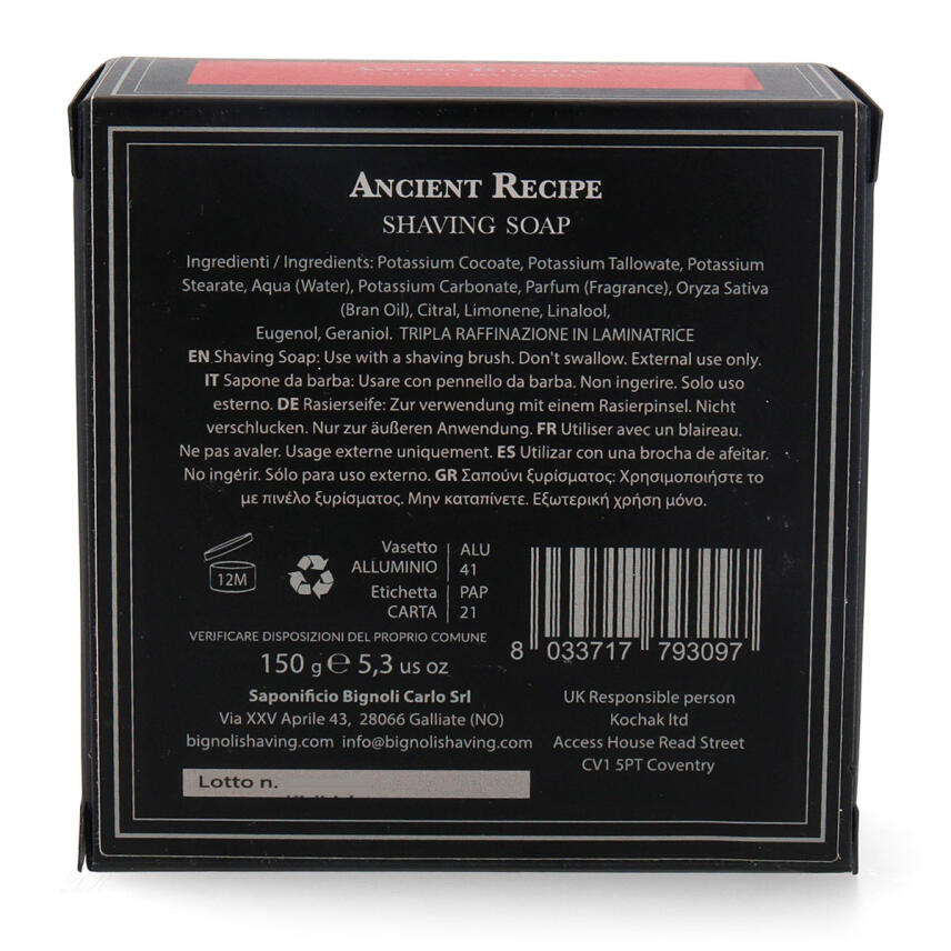 Saponificio Bignoli Antica Ricetta Rasierseife 150 g