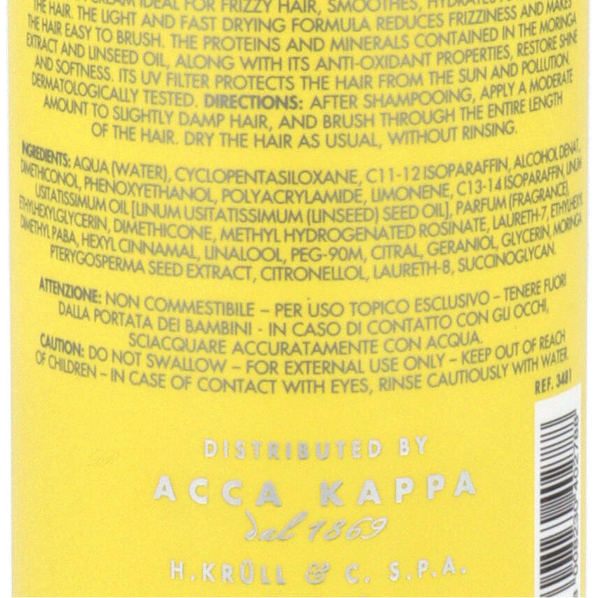 Acca Kappa Green Mandarin Pflegecreme Krauses Haar 200 ml