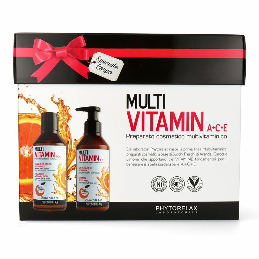 Phytorelax Multi Vitamin A+C+E Set Body Milk &amp; Waschgel
