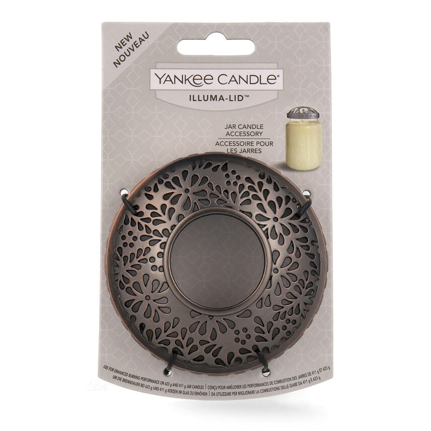 Yankee Candle Illuma-Lid Sheridan Bronze Punched Kerzenaufsatz