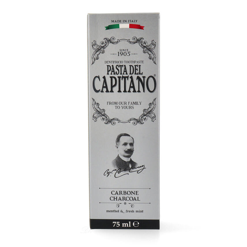Pasta del Capitano Premium Edition 1905 Kohle Zahnpasta 75 ml