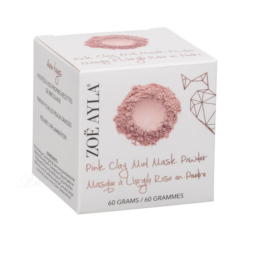 Zo&euml; Ayla Pink Clay Mud Puder Maske 60 ml