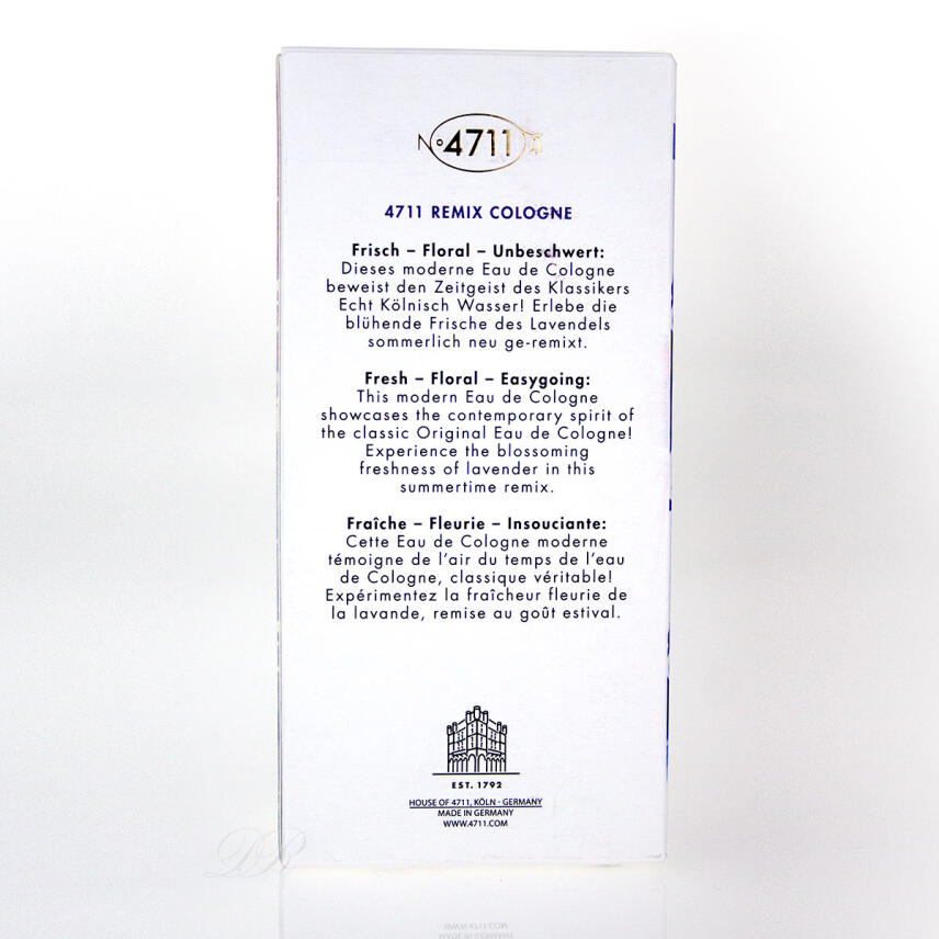 4711 Remix Cologne Lavendel Eau de Cologne 100 ml