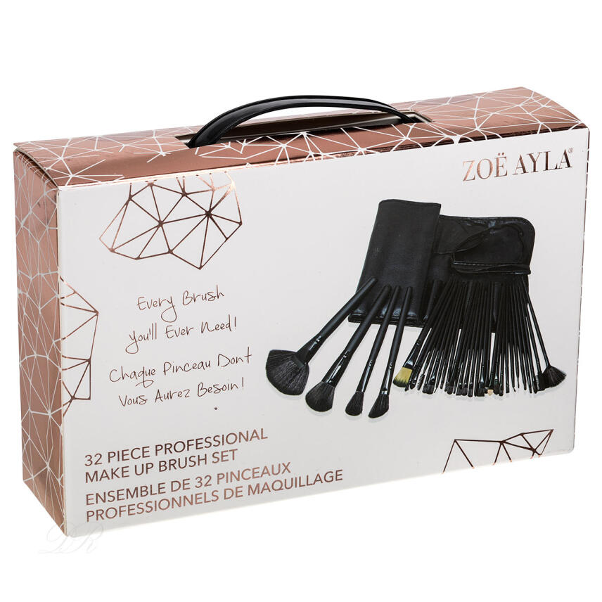 Zo&euml; Ayla Make up Pinselset 32 St&uuml;ck im Etui