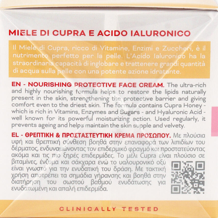 Cera di Cupra Gesichtscreme mit Hyalurons&auml;ure f&uuml;r trockene Haut 50 ml
