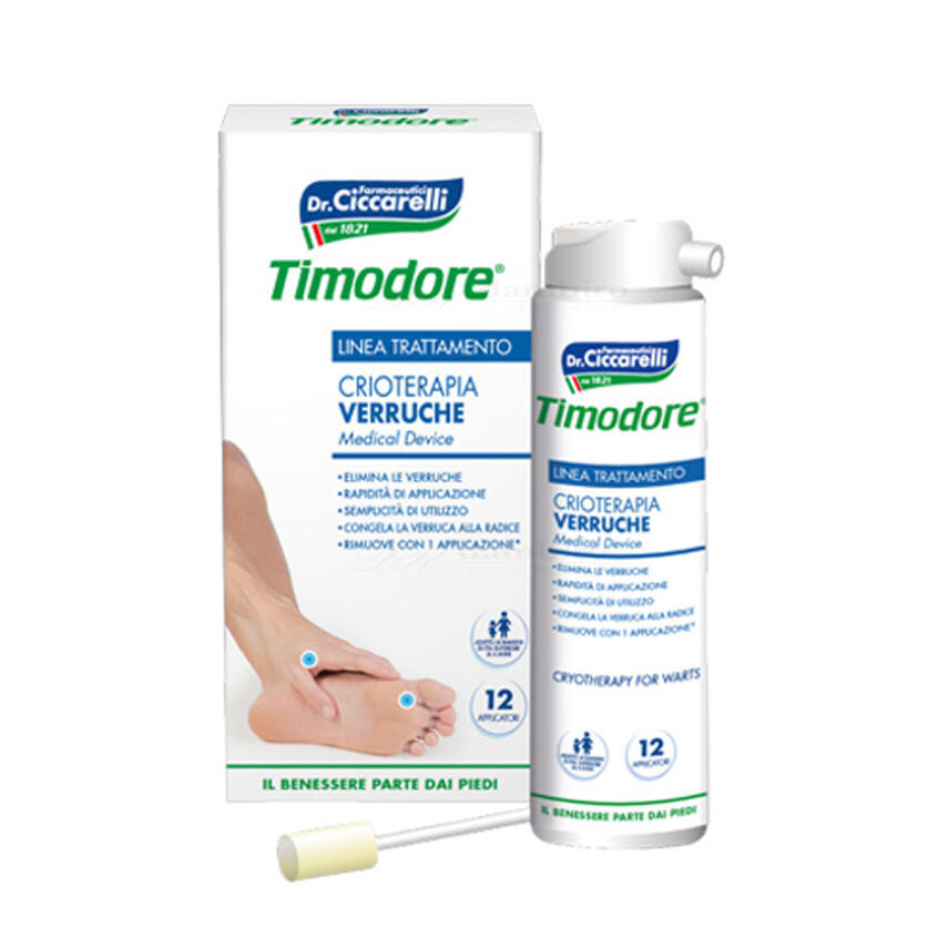 Dottor Ciccarelli Timodore Behandlung f&uuml;r Warzen 12 Applikatoren 75 ml