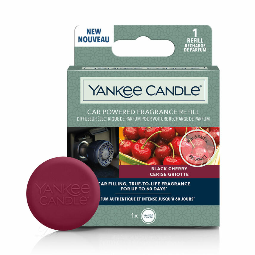 Yankee Candle Car Powered Fragrance Nachf&uuml;ll Black Cherry Lufterfrischer Auto